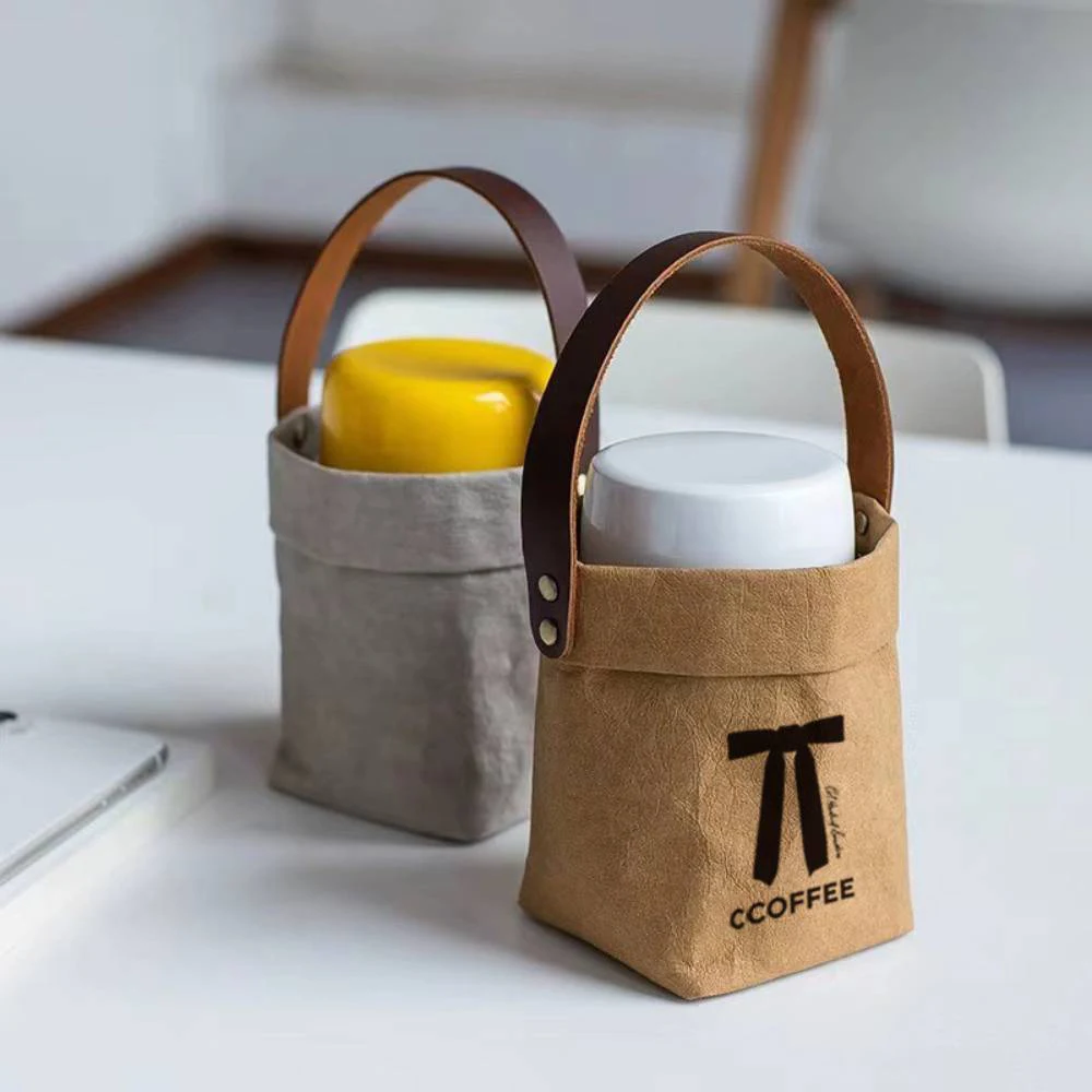 Washable Kraft Paper Cup Bag 1