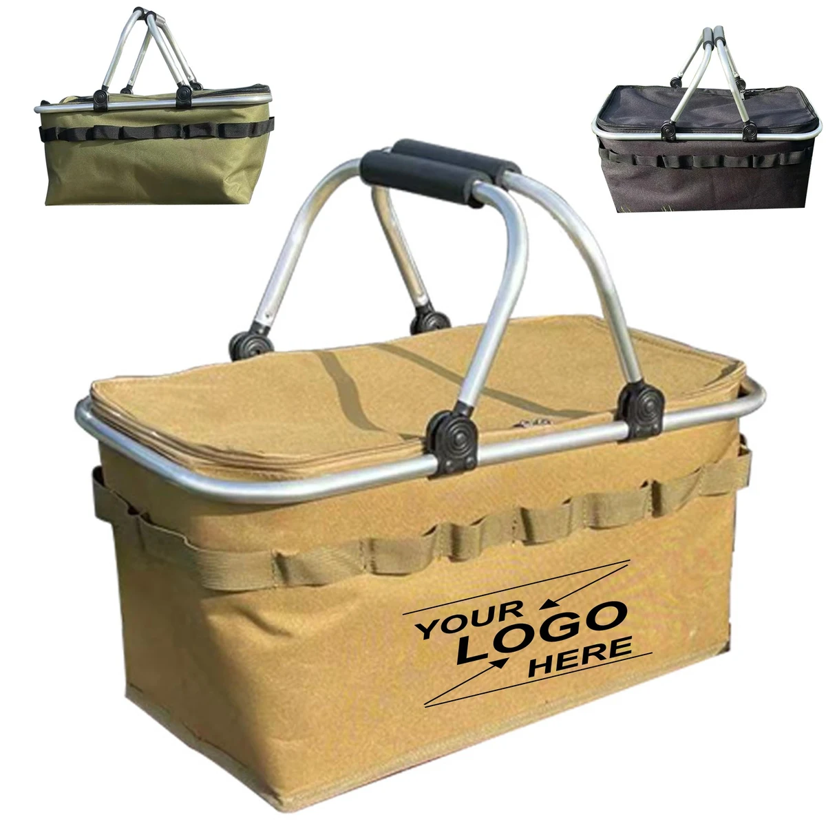 Foldable Reusable Shopping Basket Tote 1