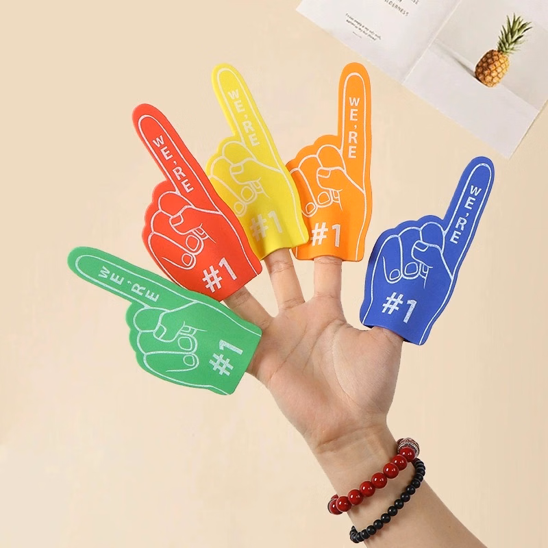 Custom Mini Foam Cheer Fingers Gloves