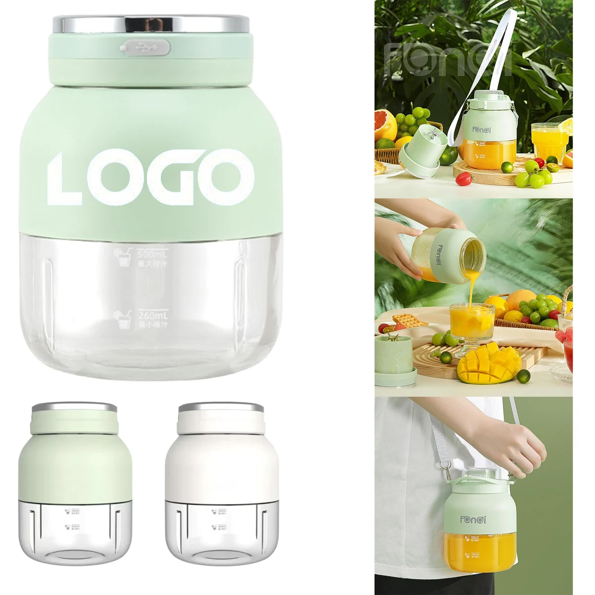 800ml Cordless Juicer Automatic Fruit Juicer 1