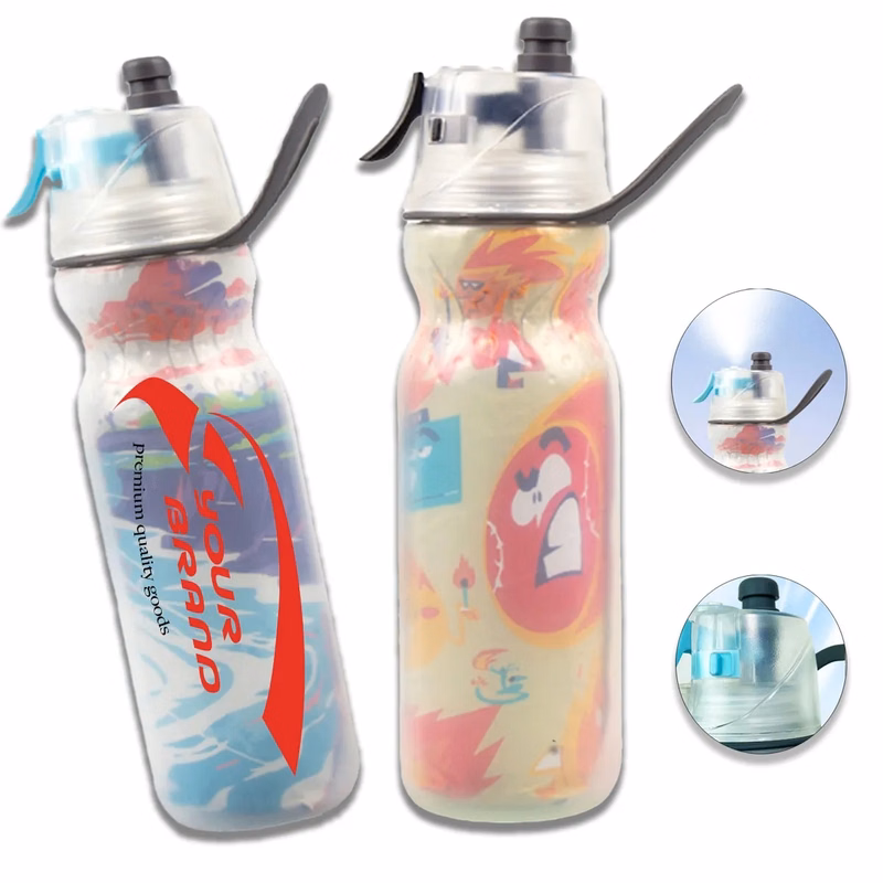 20oz Leakproof Heat Insulation Sports Spray Water Bottle