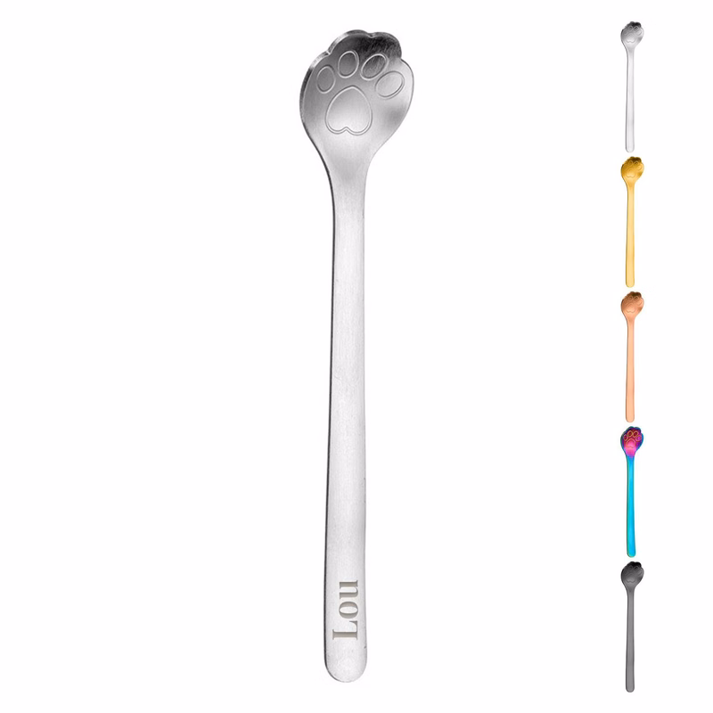 Stainless Steel Cat Claw Coffee Spoon