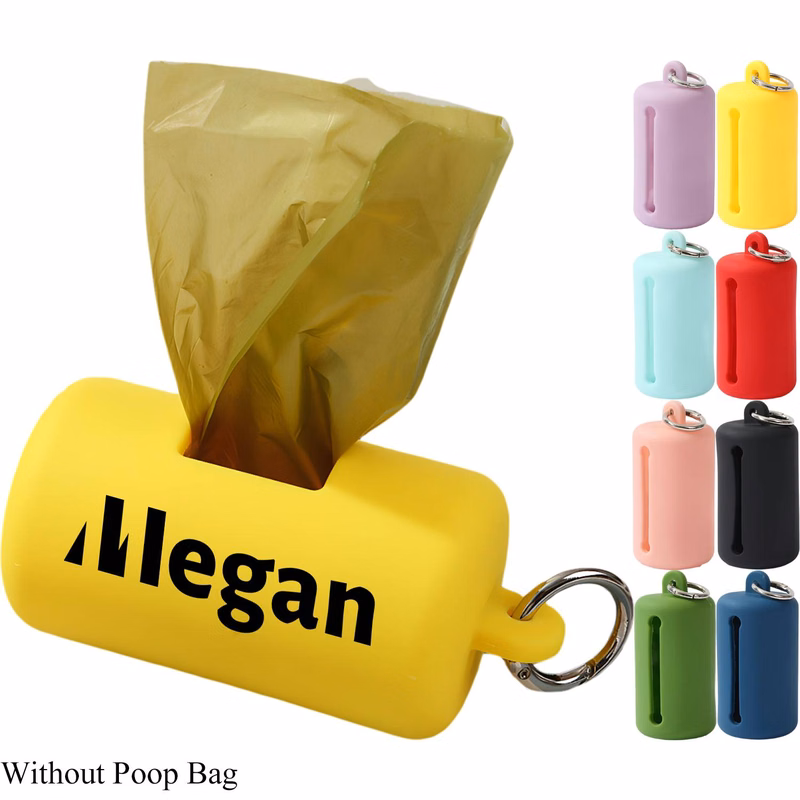 PVC Pet Poop Bag Holder w/ Carabiner