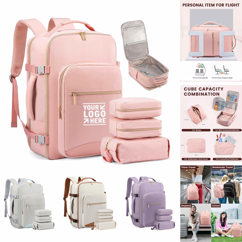 Weekender Overnight Hiking Flight Approved Women Personal Item Travel TSA 17.3inch Laptop Backpack