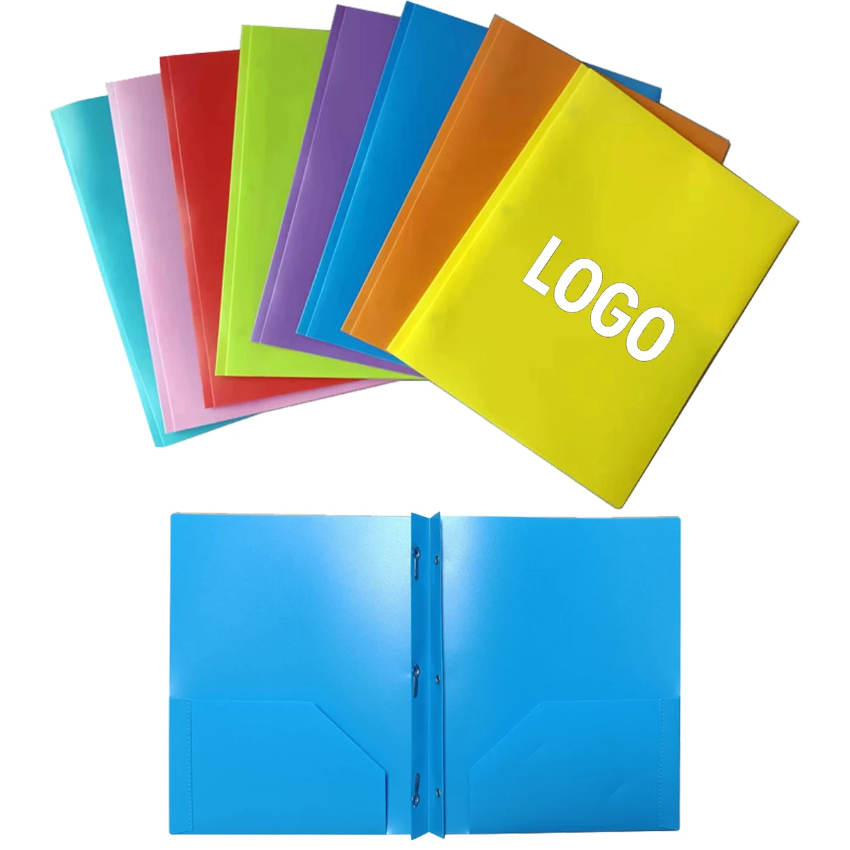 PP Twin Pocket File Folder With Snap Closure For Documents And Events 1