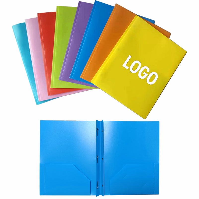 PP Twin Pocket File Folder With Snap Closure For Documents And Events