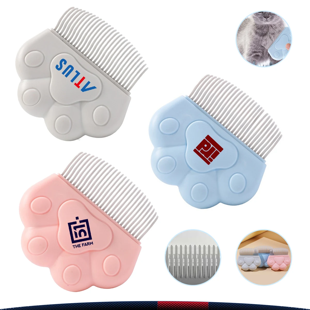 Cat Paw Pet Grooming Brush 1