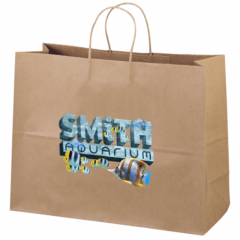 Eco Vogue - Kraft-Brown Shoppers - ColorVista