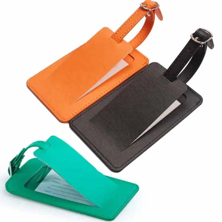 Leather Luggage Bag Case Tags 1