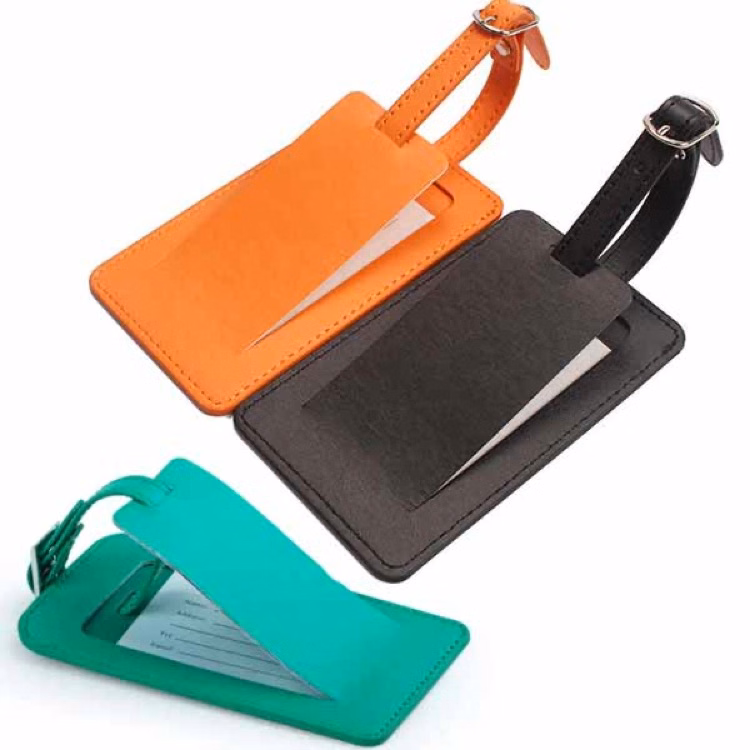 Leather Luggage Bag Case Tags