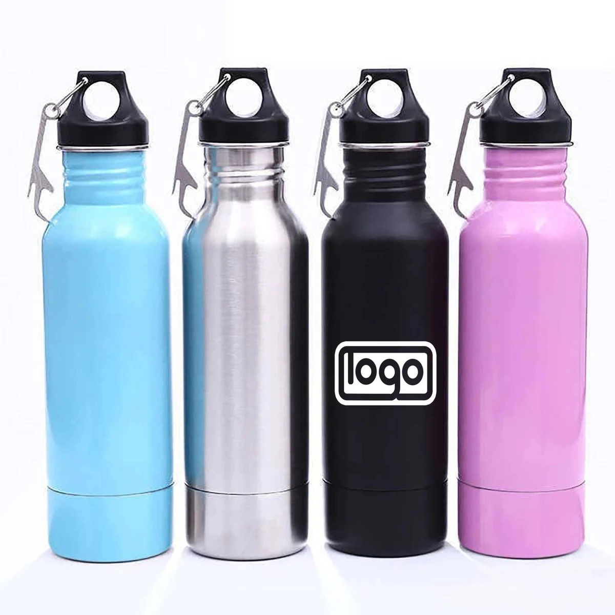 12 Oz Water Bottle with Opener 1