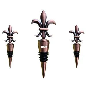 Charming Floral Design Wine Cork Bottle Stopper 1