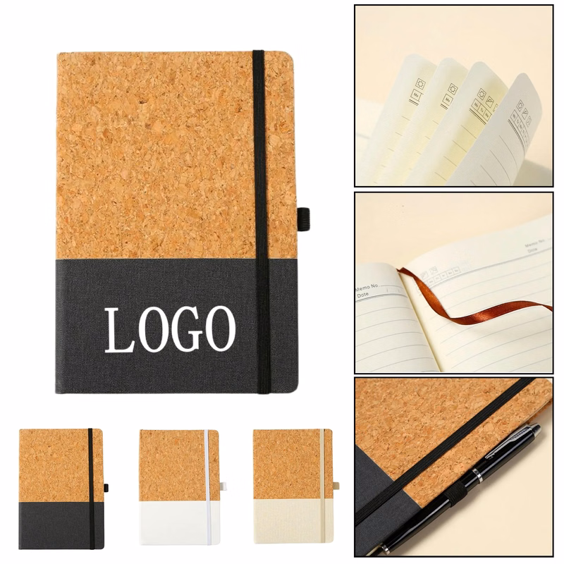 A5 Cork Strap Business Notebook