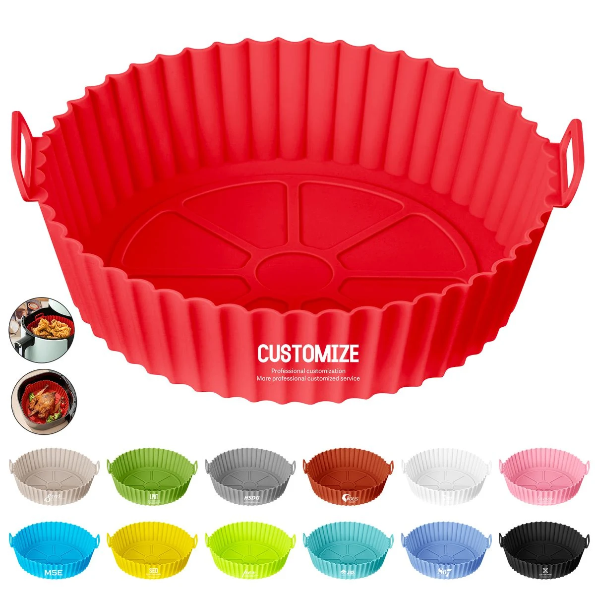 Round Silicone Baking Mat 1