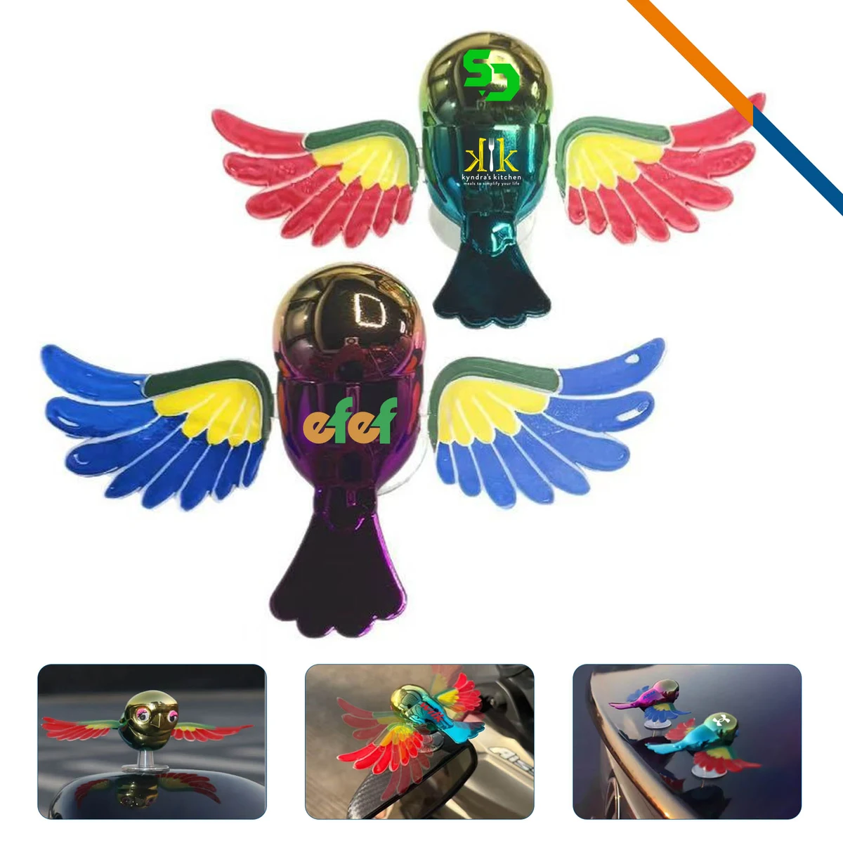 PixWing Flying Bird Car Ornament 1