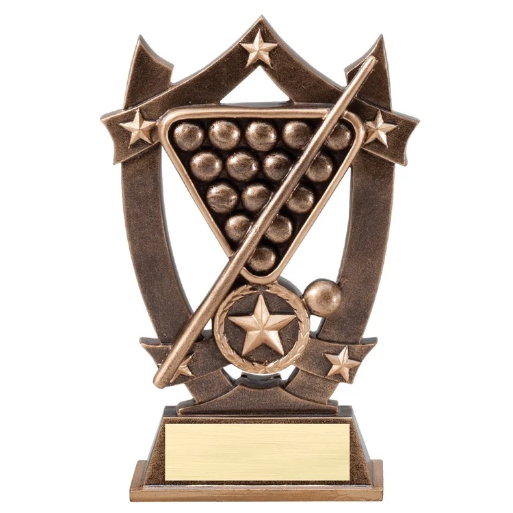 6-1/2" Tall Billiards Sport Stars Resin 1