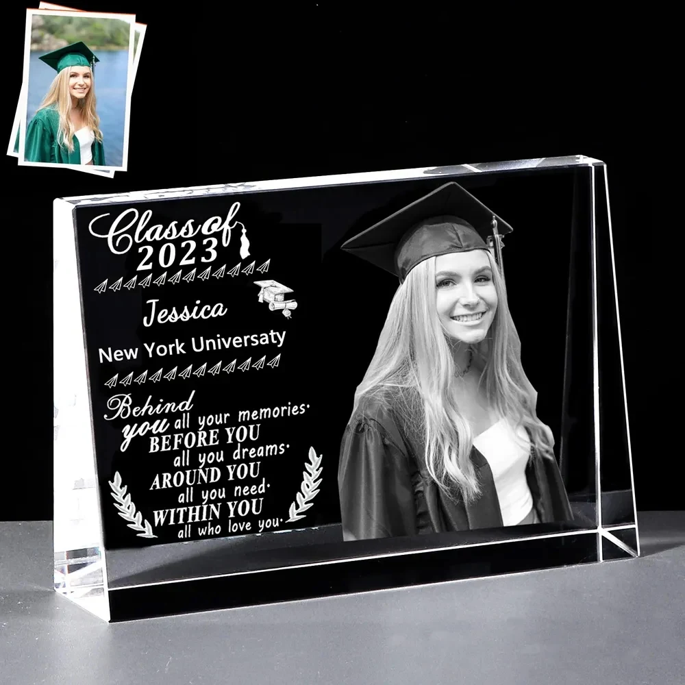 Crystal Graduation Photo Frame 1