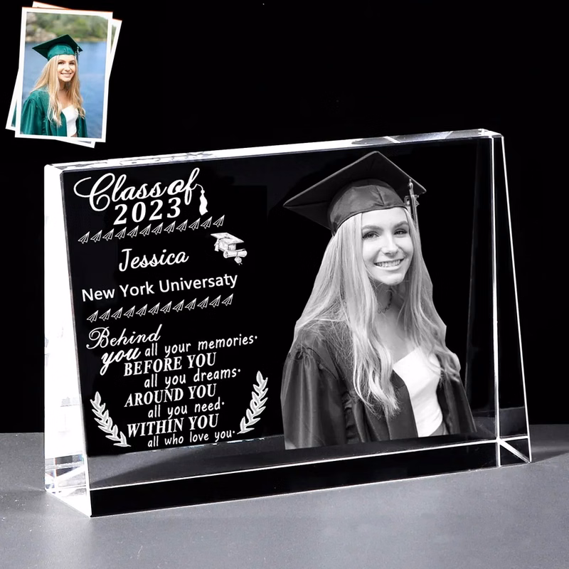 Crystal Graduation Photo Frame