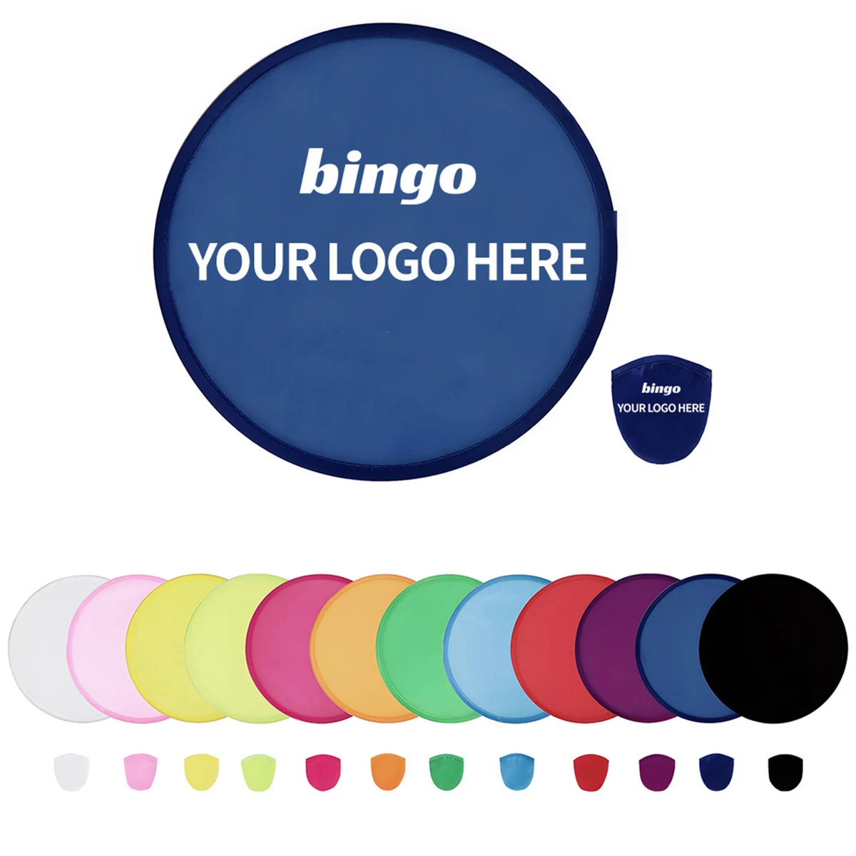 Custom Foldable Polyester Hand Fan 1