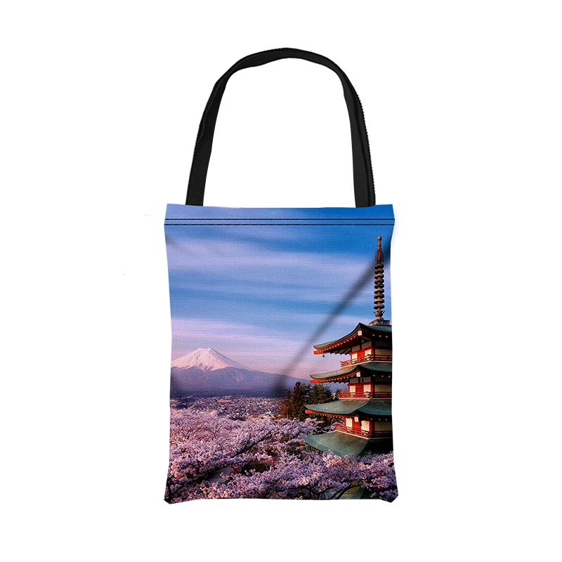9" x 12" Full Color Canvas Tote Bag 1