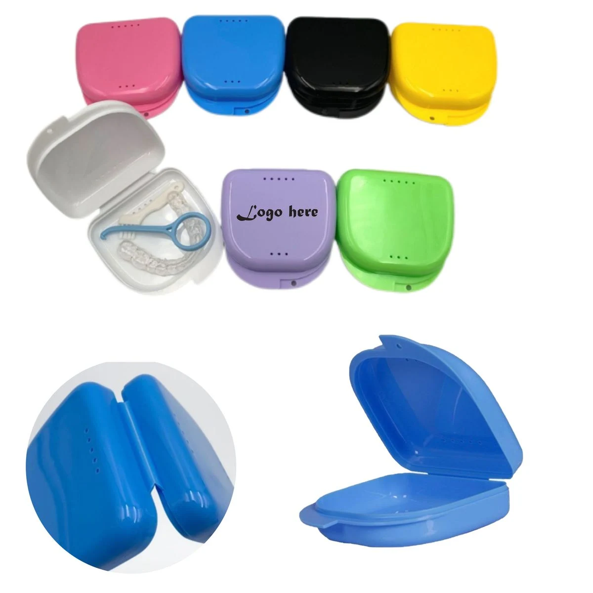 Dental Storage Container Plastic, Mouth Guard Holder 1