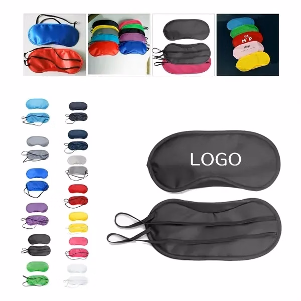 Colorful Polyester Sleep Mask with Full Coverage Eye Cover