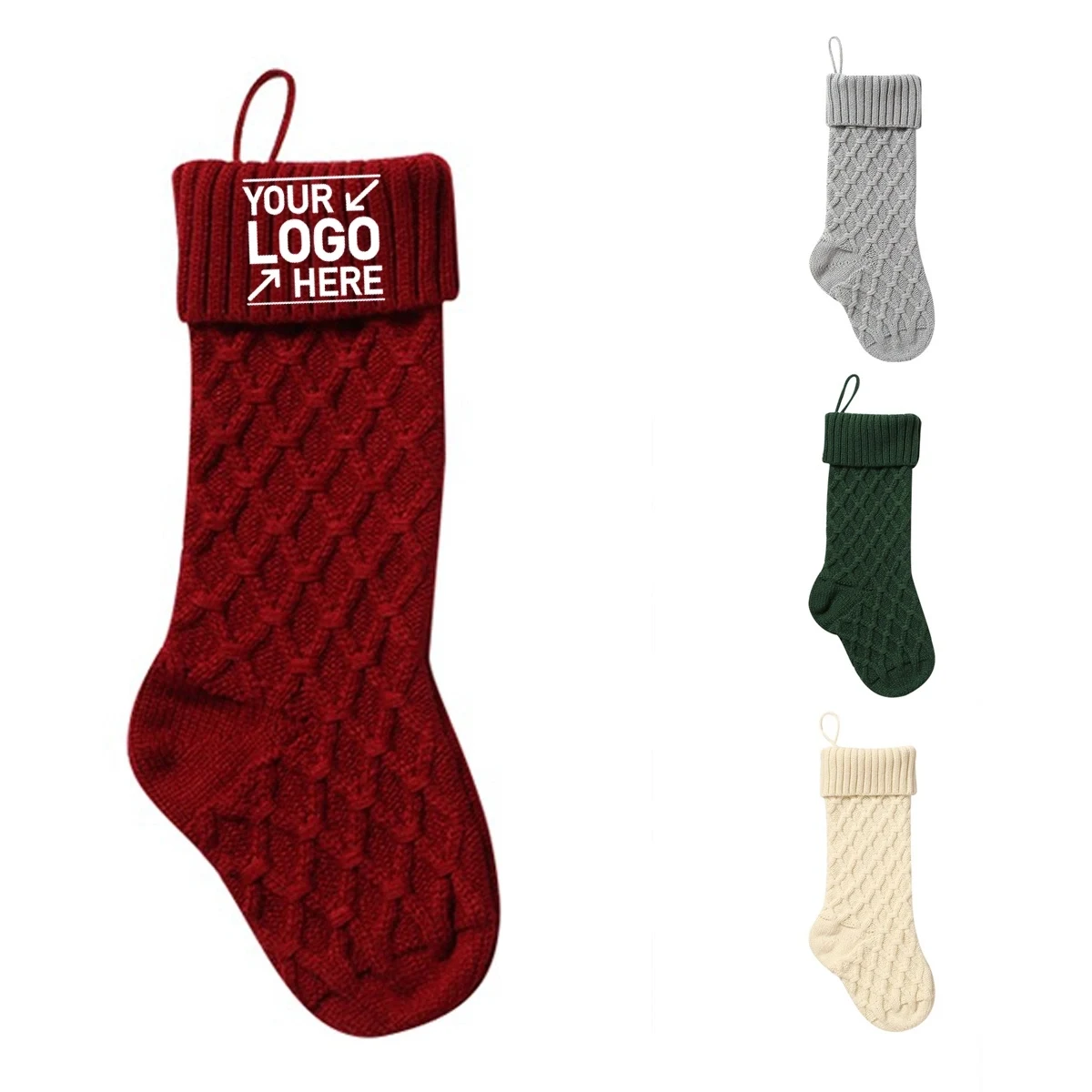 Knitted Christmas Stocking 1