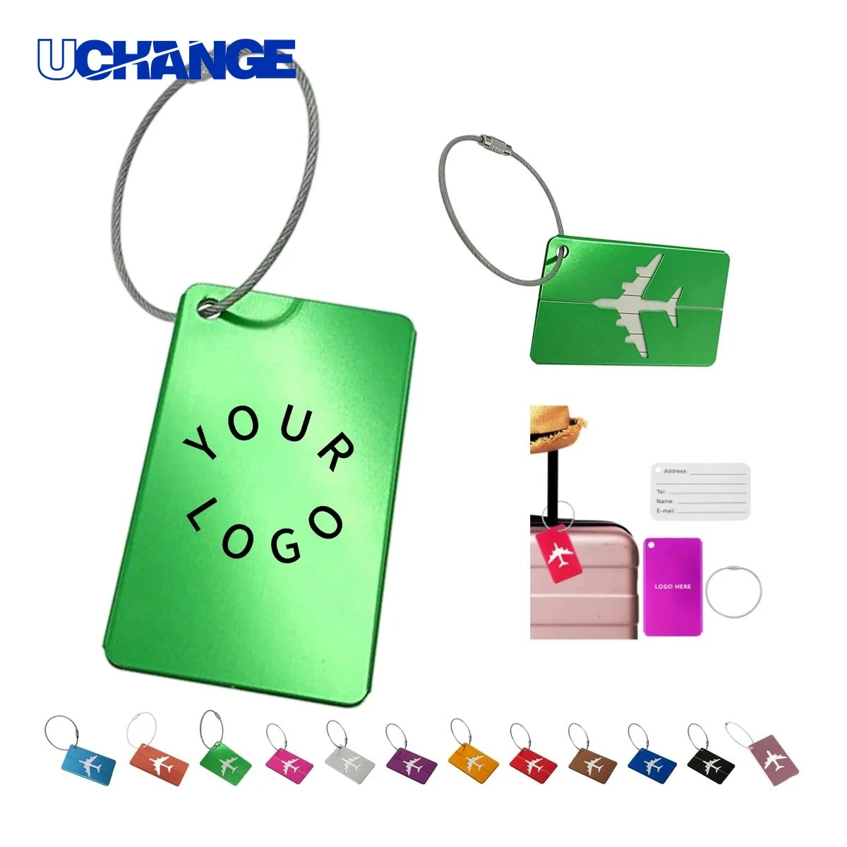 Aluminum Alloy Luggage Tag Durable Anti Lost 1