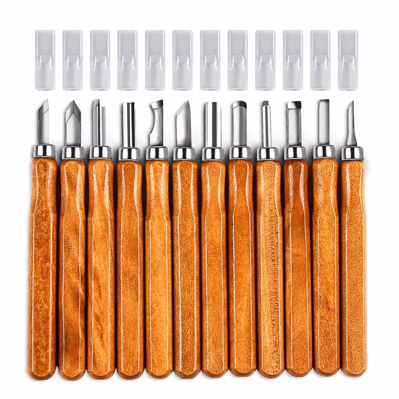 12 PCS Wood Carving Knife Sets