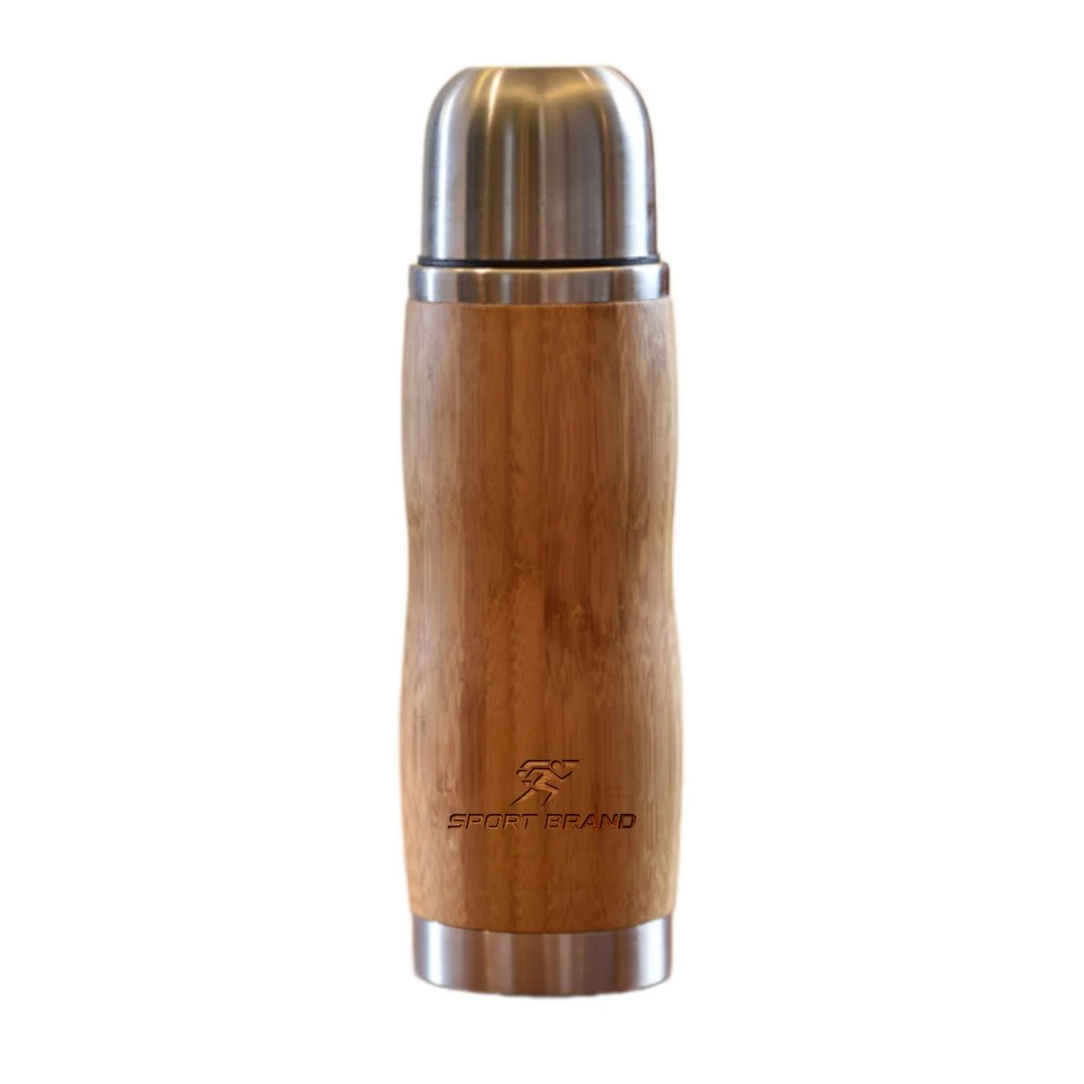 14 Oz Bamboo Vacuum Insulated Travel Tumbler 1