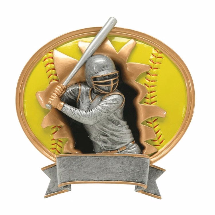 Softball Blaster Resin Award