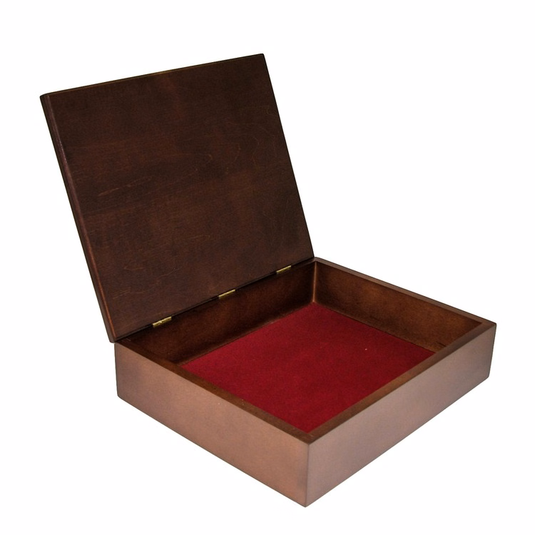 Hinged Lid Box - I.D. 10 3/8 x 8 1/4 x 2"
