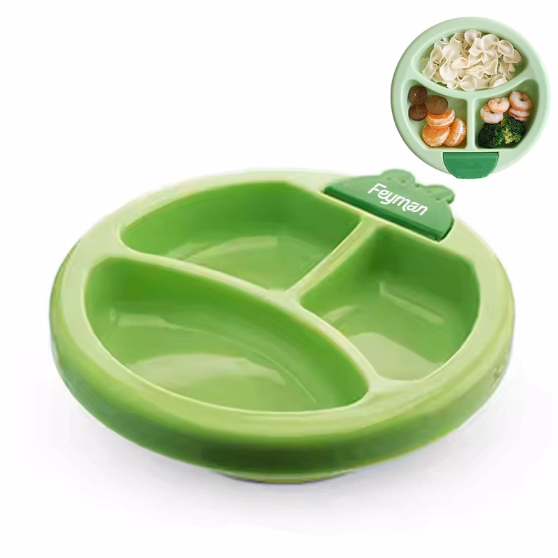 Baby Non-Slip Warm Divided Plate