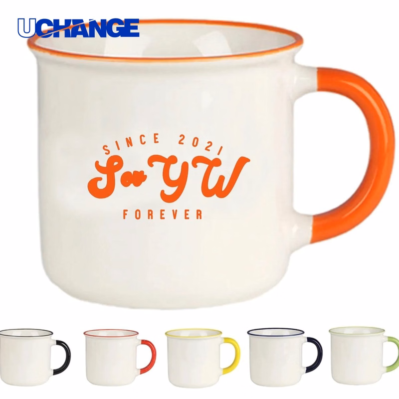 Coloured High End Ceramic Mug Container (14 oz)