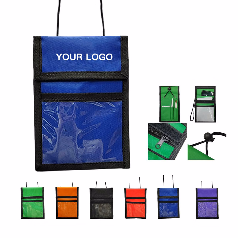Event Badge Holder Wallet with Pen Slots