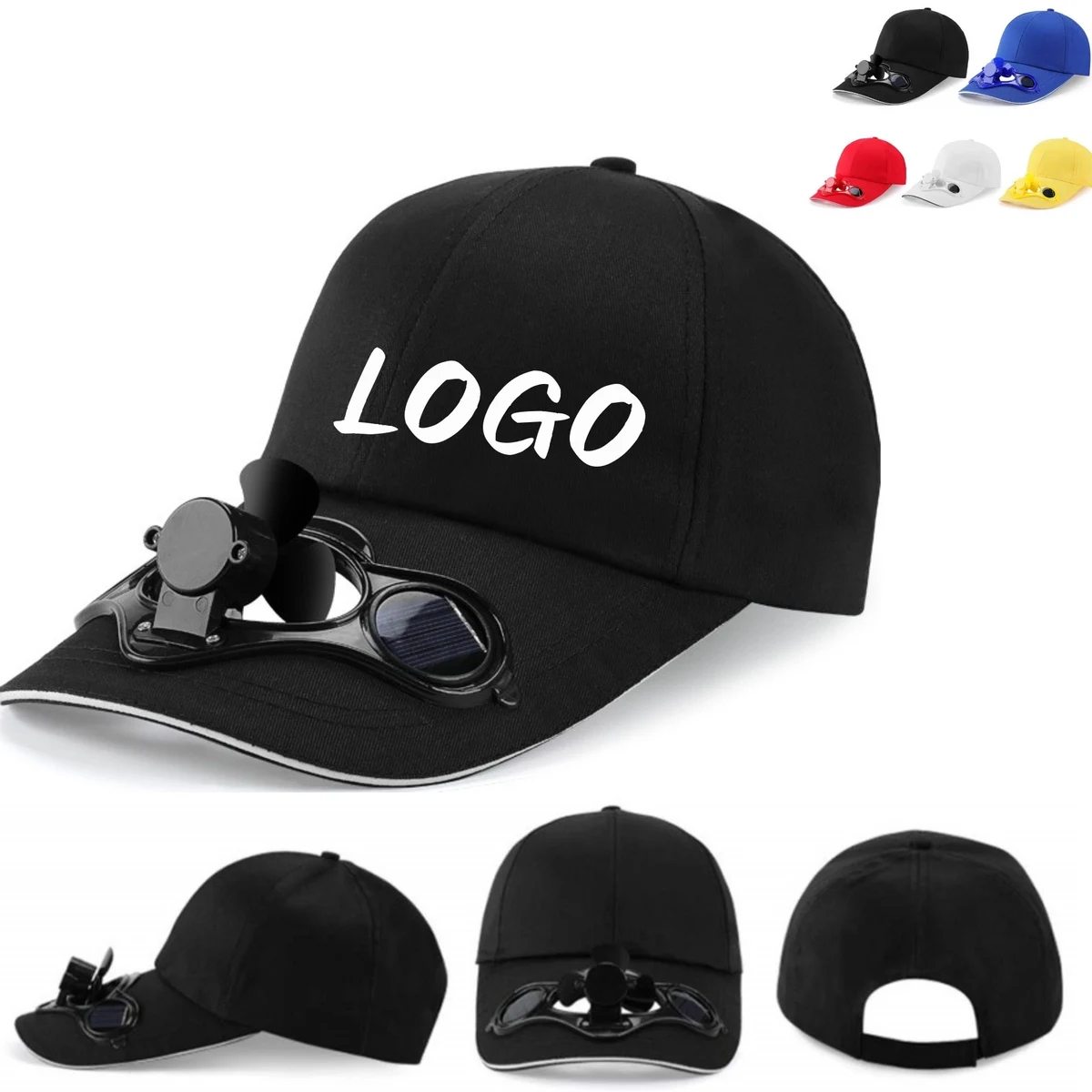 Solar Fan Baseball Cap 1