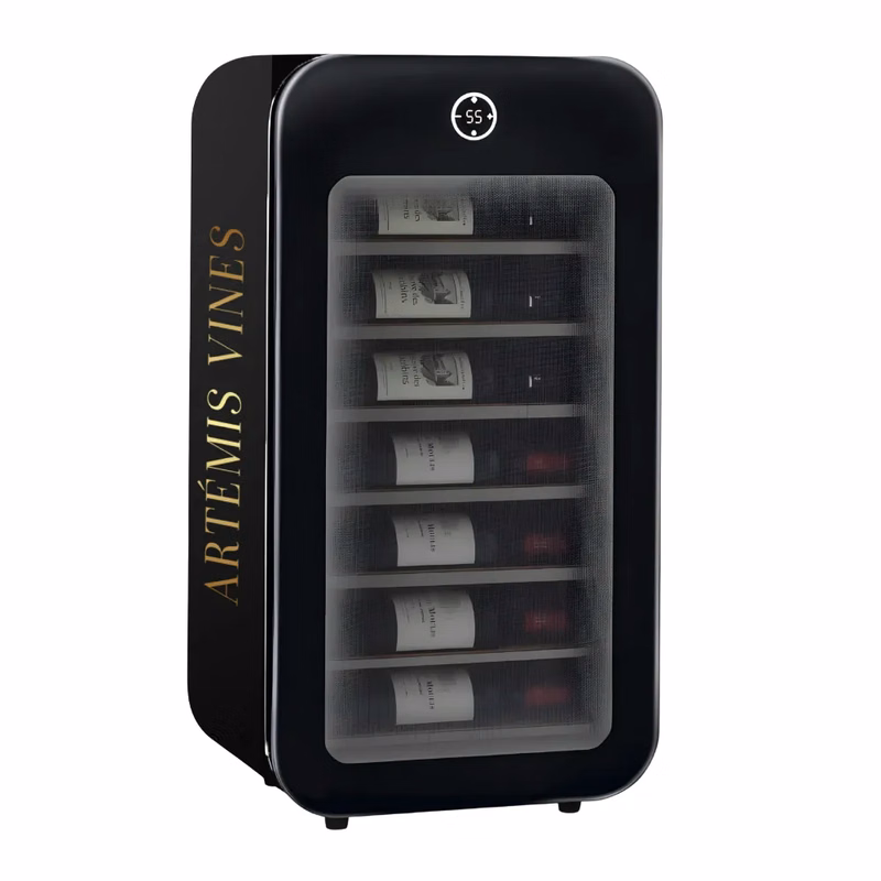 68L 22-Bottle Frameless Glass Wine Refrigerator