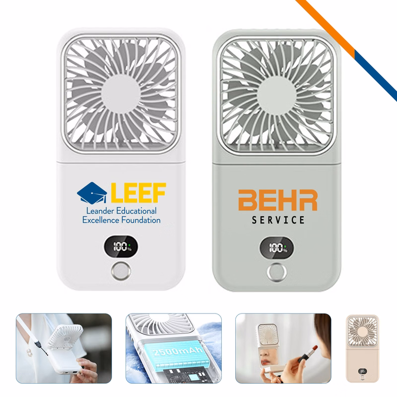 AirPalm 3in1 Foldable Mirror Handheld Fan