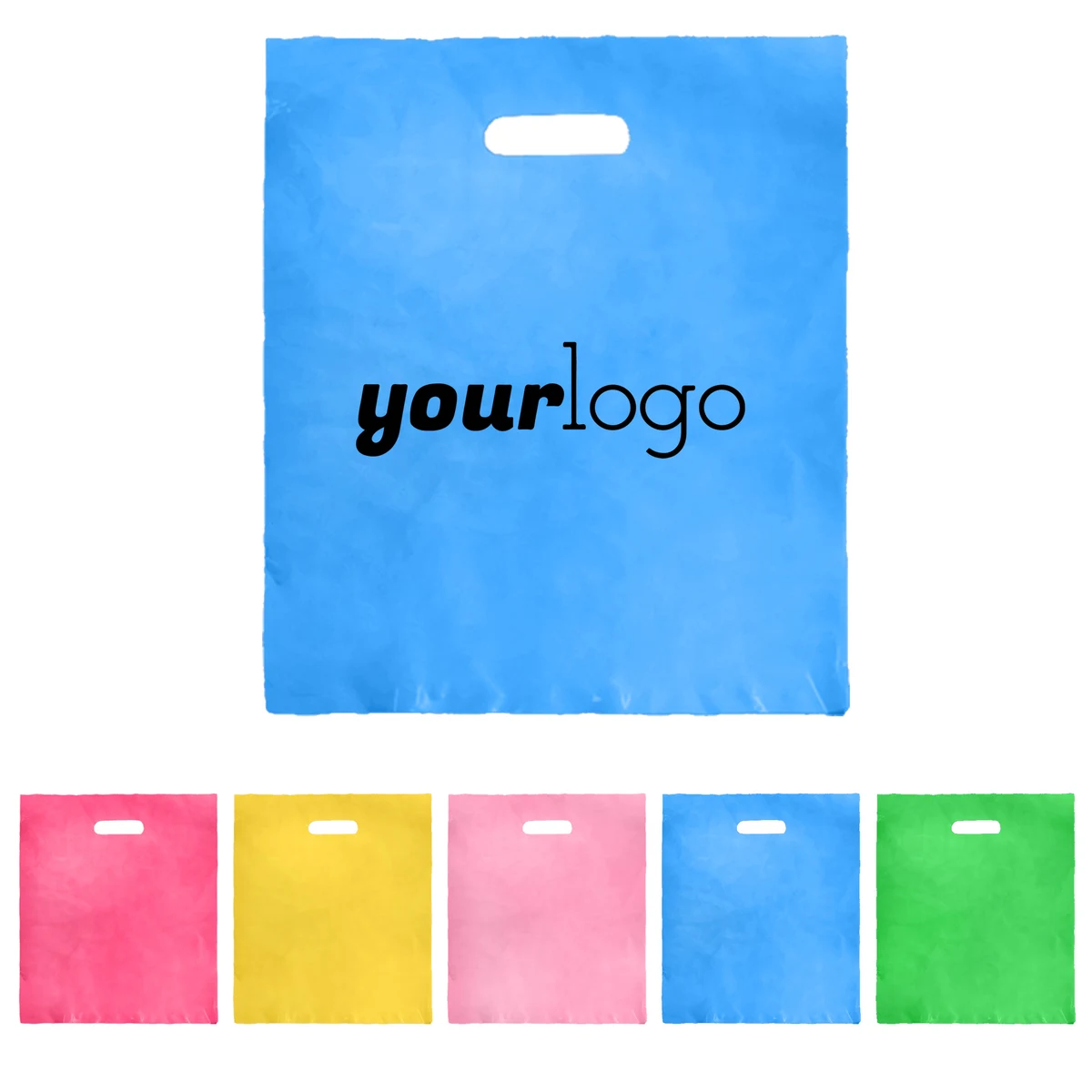 Plastic Die Cut Boutique & Gift Bags 1