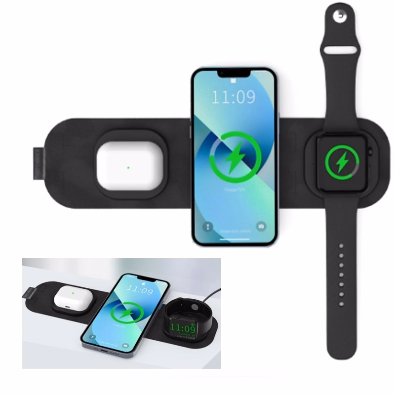 Magnetic 3 In 1 Wireless Charging