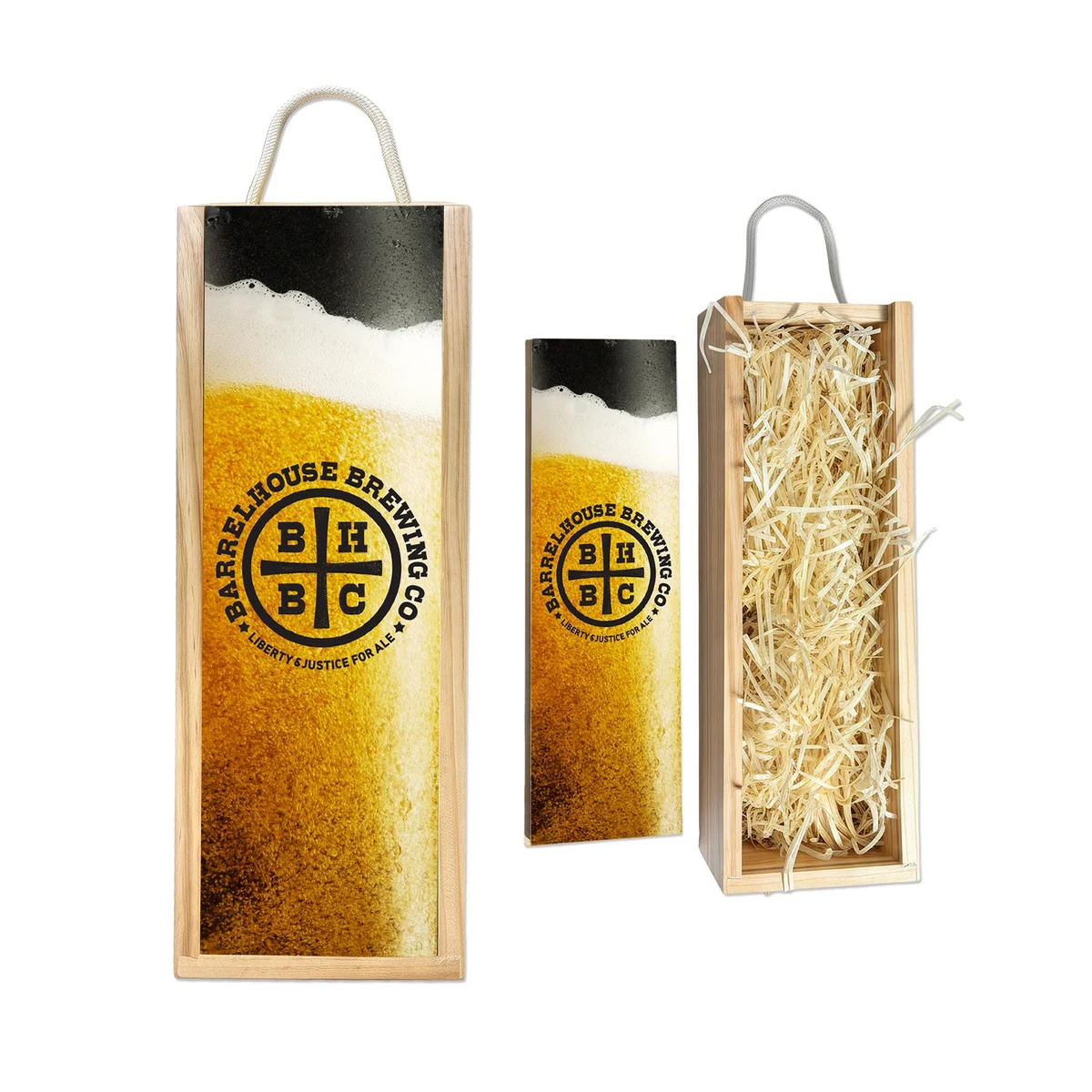 Wood Bottle Gift Box 1