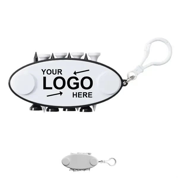 Custom Plastic Golf Multi-Tool Keychain — Essential Course Accessories 1