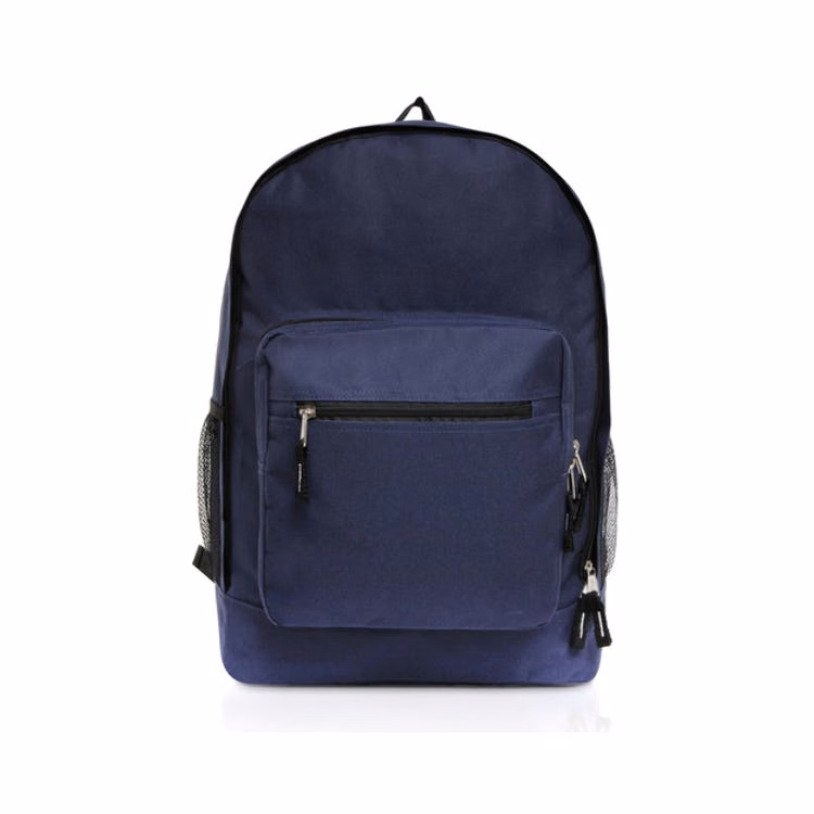 17.5" Classic Backpacks - Navy Side Mesh Pockets
