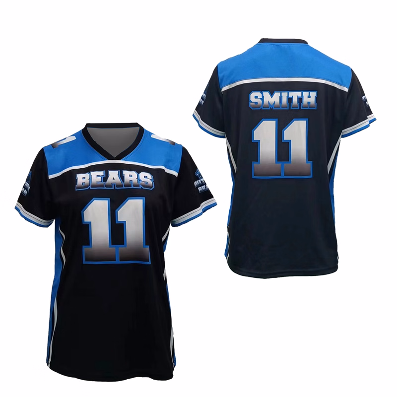 Women's Football Pinhole Mesh Fan Jersey