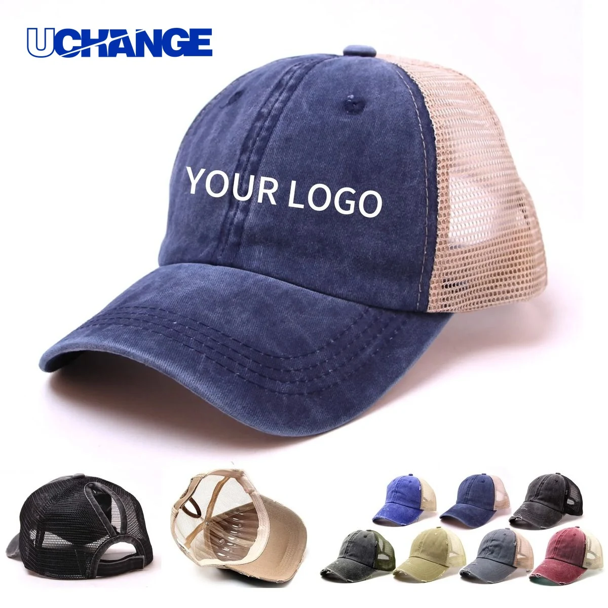 Mesh Baseball Cap Headwear with Adjustable Fit for Outdoor Use 1