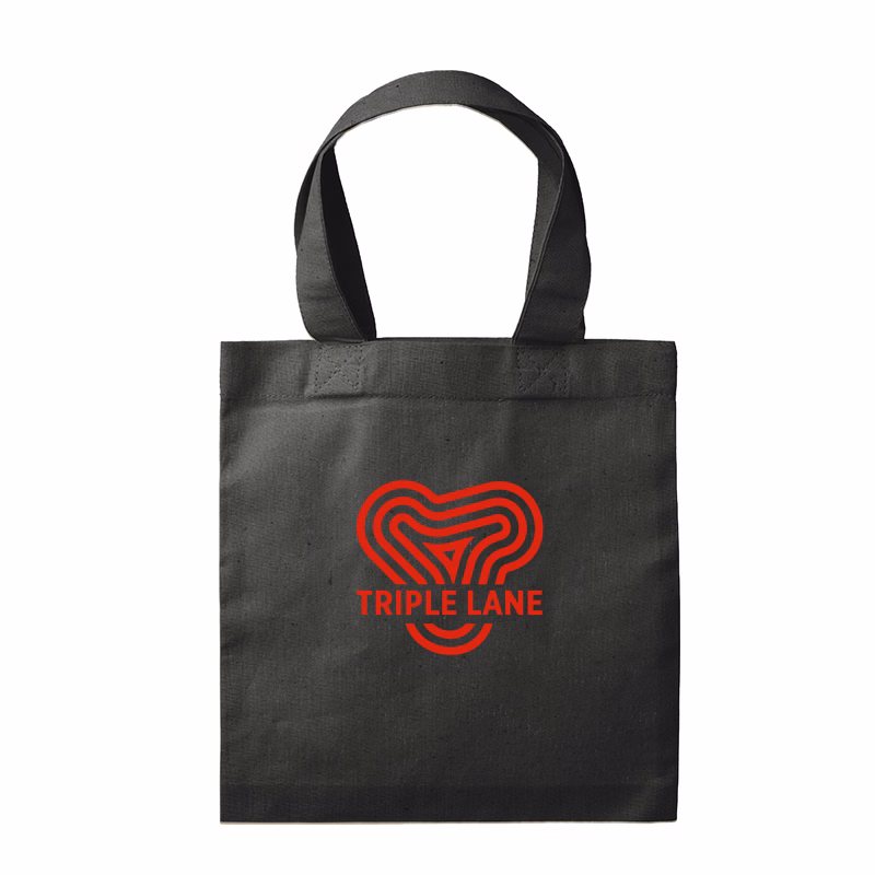 Square Natural Cotton Fiber Gift Bag (1 Color Imprint)