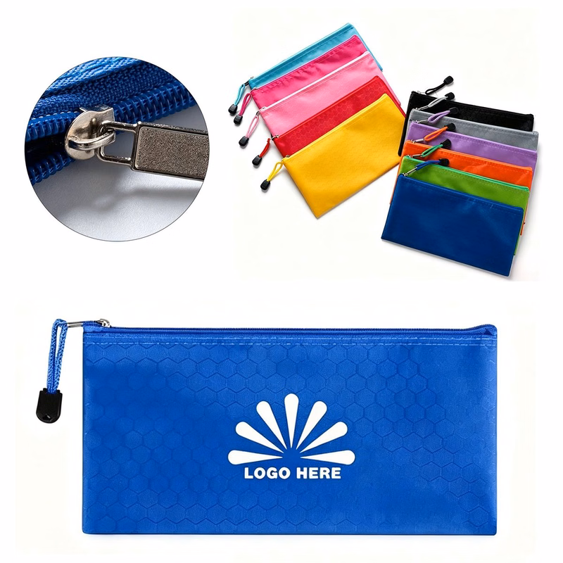 A6 Size Waterproof Zipper Bag with Custom Print
