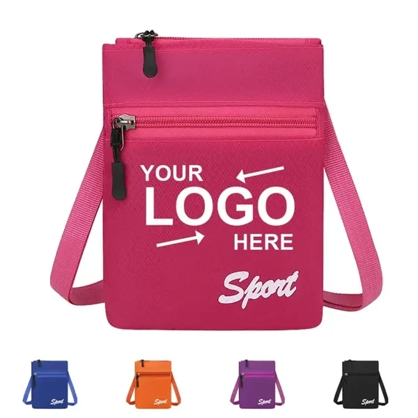 Custom Waterproof Nylon Crossbody Sling Bag — Lightweight Travel & Commute Essential 1