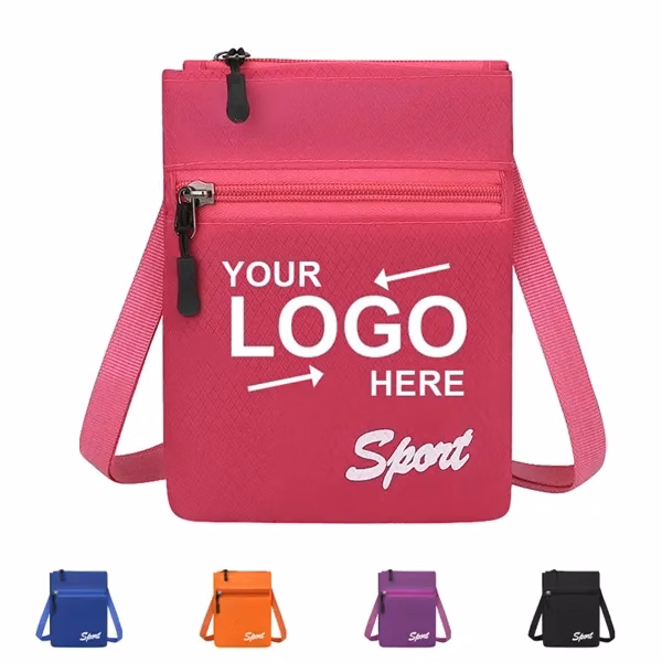 Custom Waterproof Nylon Crossbody Sling Bag — Lightweight Travel & Commute Essential