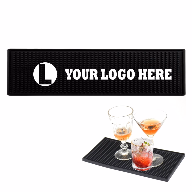 Heavy Duty Vinyl Bar Counter Rail Mat 20' x 3.5'